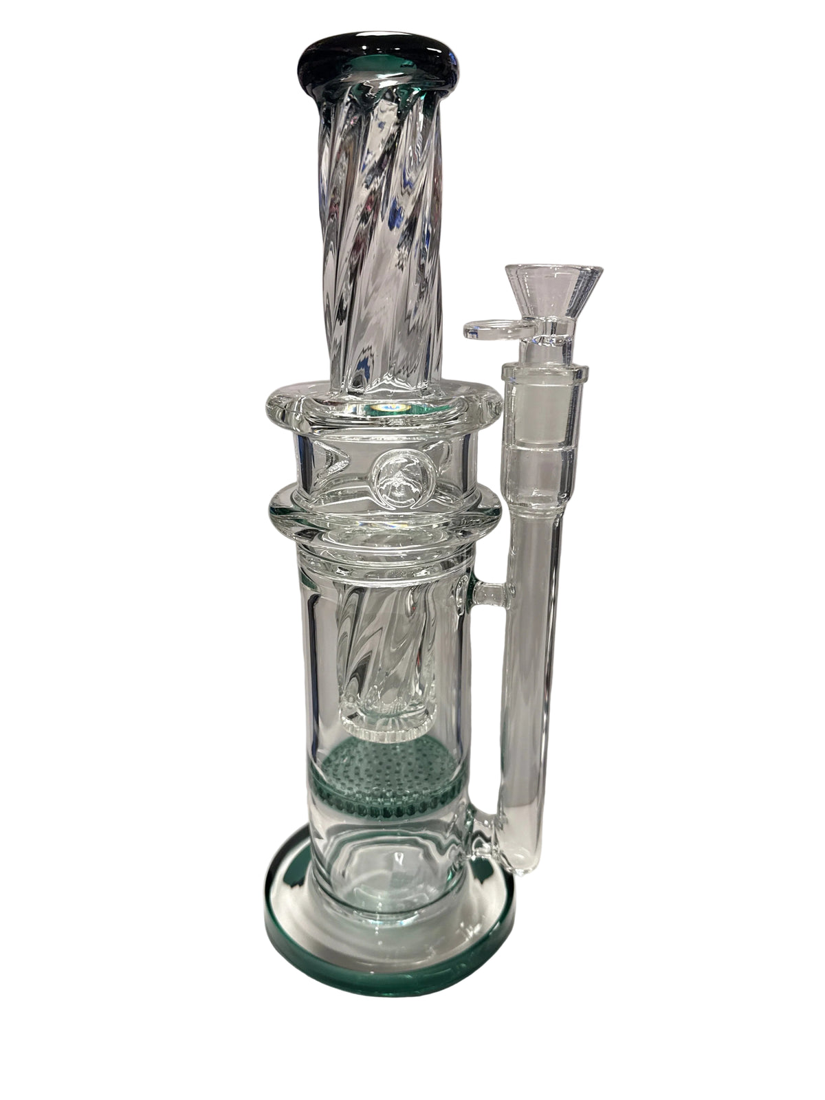 Honey comb perc straight shooter | 3 chambers | 9mm Thick | WP5322