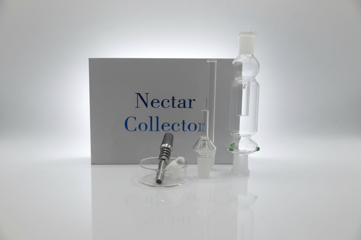 Nector Collector - Nector Collector with Titanium Tip + Dish Bowl | Single Unit Main image