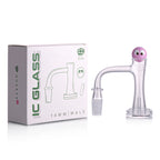 IC Glass - Queets | 14mm 90D Quartz Banger | Includes Carb Cap, Terp Balls & Sticker | 6 Colors