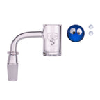 IC Glass - Hanging | 14mm 90D Quartz Banger | Includes Carb Cap, Terp Balls & Sticker | 5 Colors