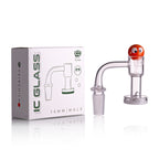 IC Glass - Fairchild | 14mm 90D Quartz Banger | Includes Carb Cap, Terp Balls & Sticker | 5 Colors