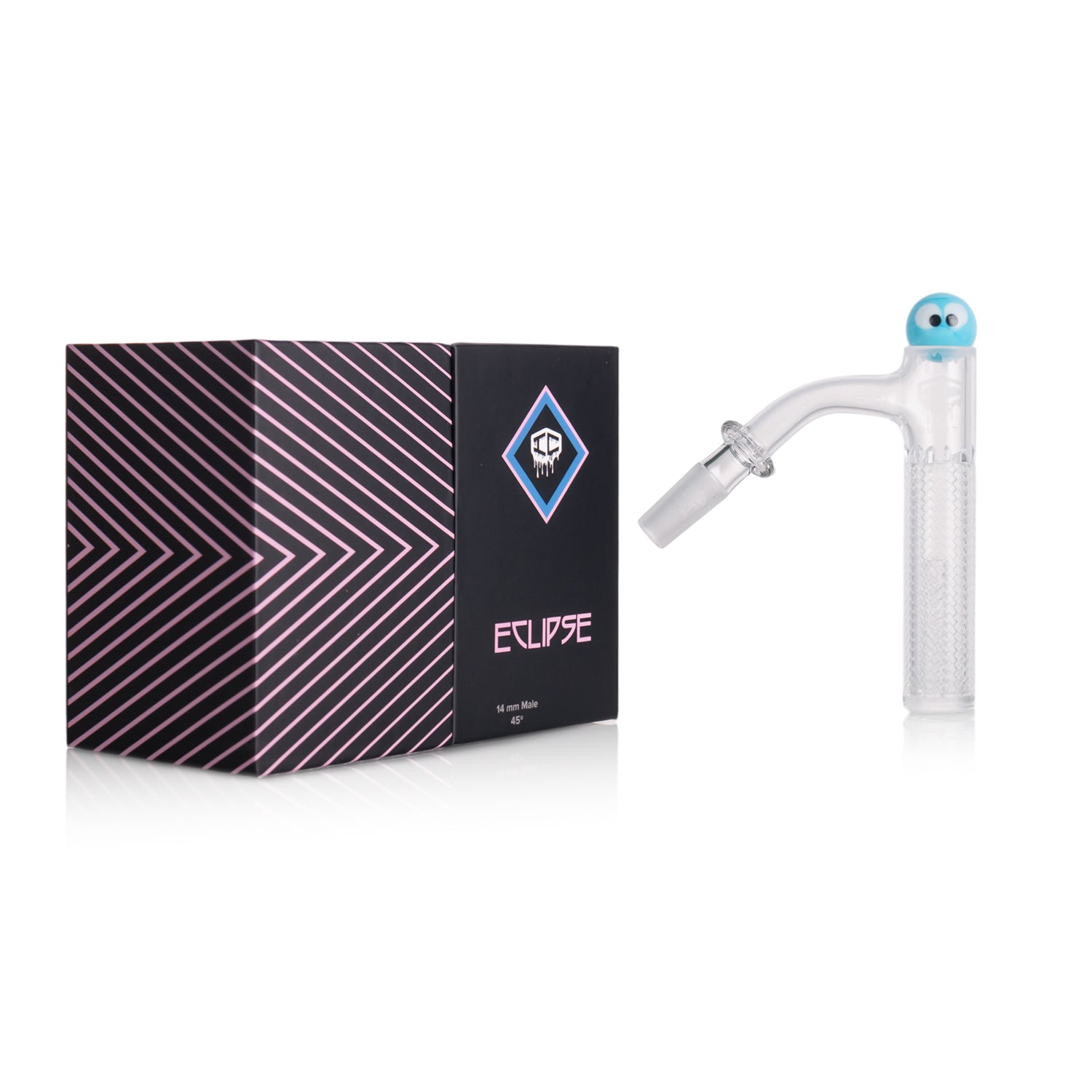 IC Quartz - Eclipse | 10mm 45D Banger | Includes Carb cap, Terp Ball | 5 Colors Secondary image