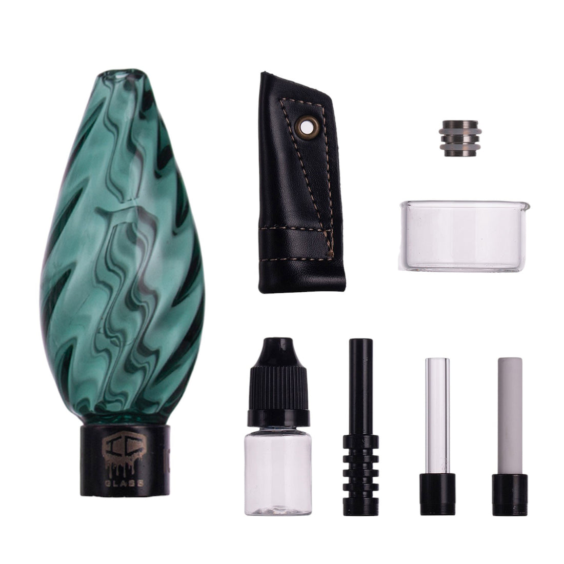 IC Glass - Wax Max Kit | Includes Adapter for Huni Badger & 6 Accessories