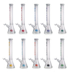 IC GLASS 18” Beaker Bong – 9MM Thick Glass Water Pipe with Heavy Base
