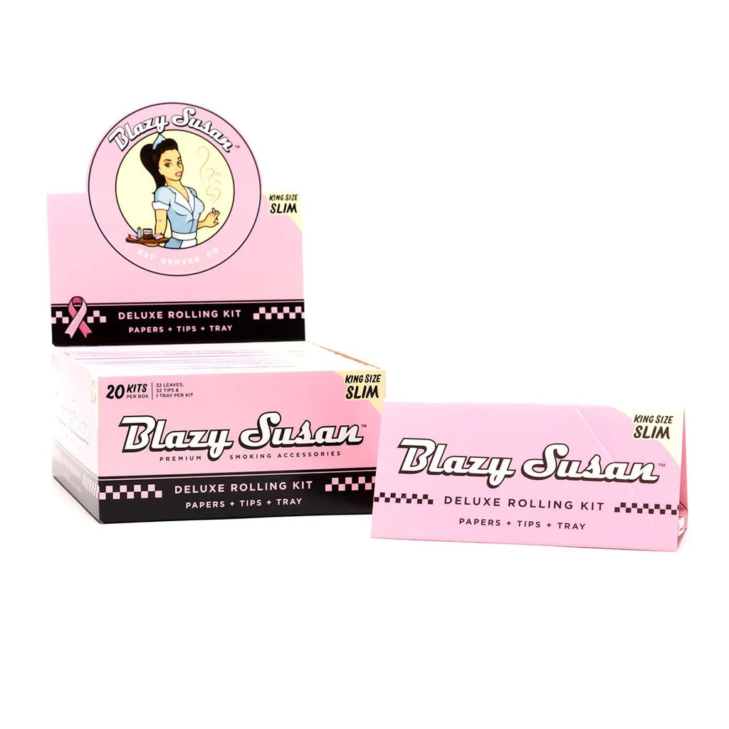 Blazy Susan - Deluxe Rolling Kit | "King Size-Slim" | Papers+Tips+Tray |