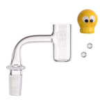 IC Glass - Chenega | 14mm 90D Quartz Banger | Includes Carb Cap, Terp Balls and Terp Balls Grabber | 6 Colors