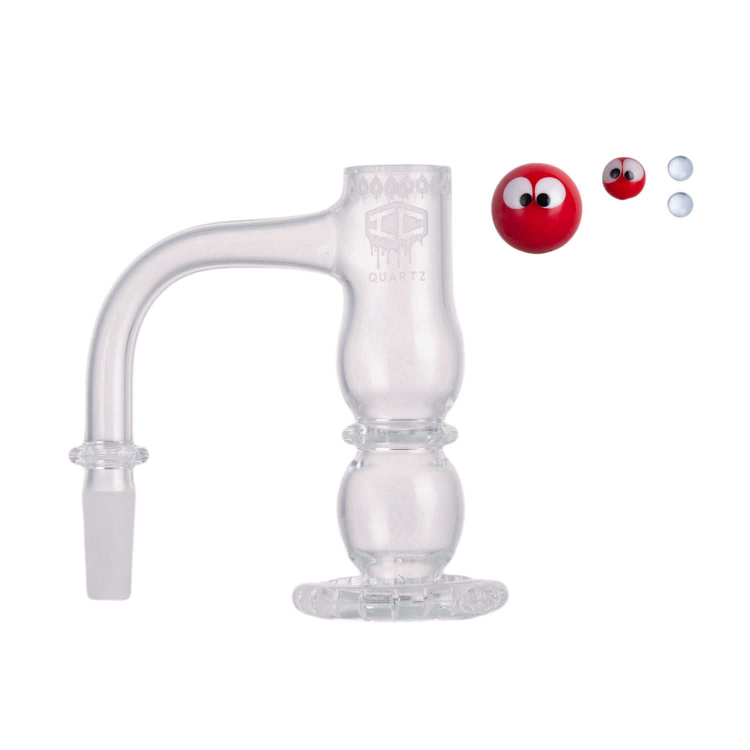 IC Quartz - Odyssey  3rd Gen | 10mm 90D Banger | Includes Carb Cap, Terp balls | 5 Colors