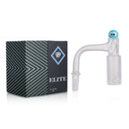 IC Quartz - Elite | 10mm 90° Banger | 99.9%  Banger | Includes Carb Cap, Terp balls | 5 Colors