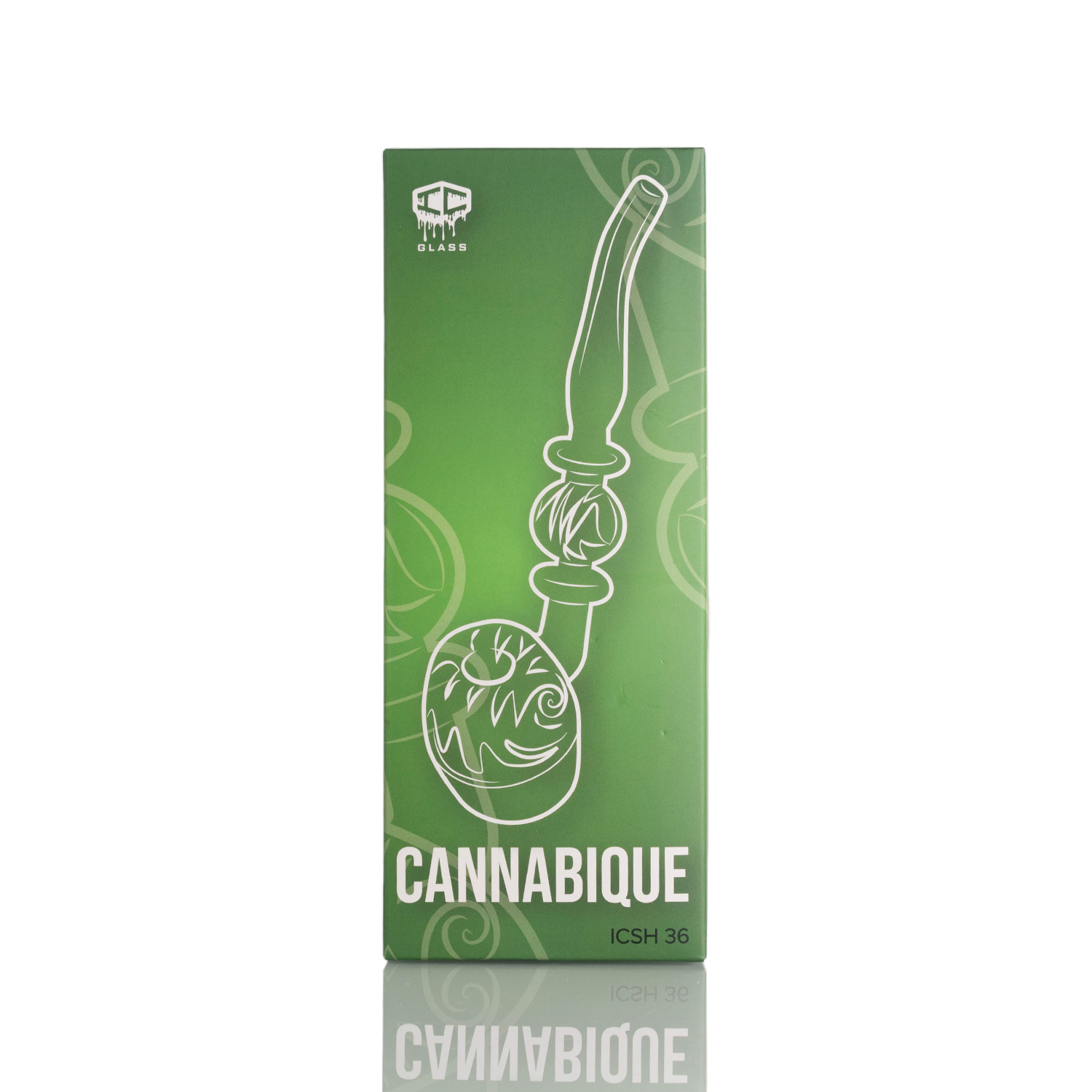 IC Glass Cannabique | Wig Wag Bubbler | 7" | Sherlock