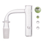 IC Glass - Bering | 14mm 90D Quartz Banger | Includes Carb Cap & Terp Balls | 5 Colors