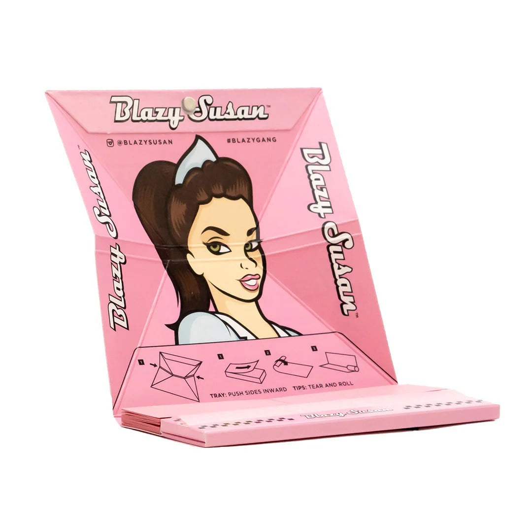 Blazy Susan - Deluxe Rolling Kit | "King Size-Slim" | Papers+Tips+Tray |