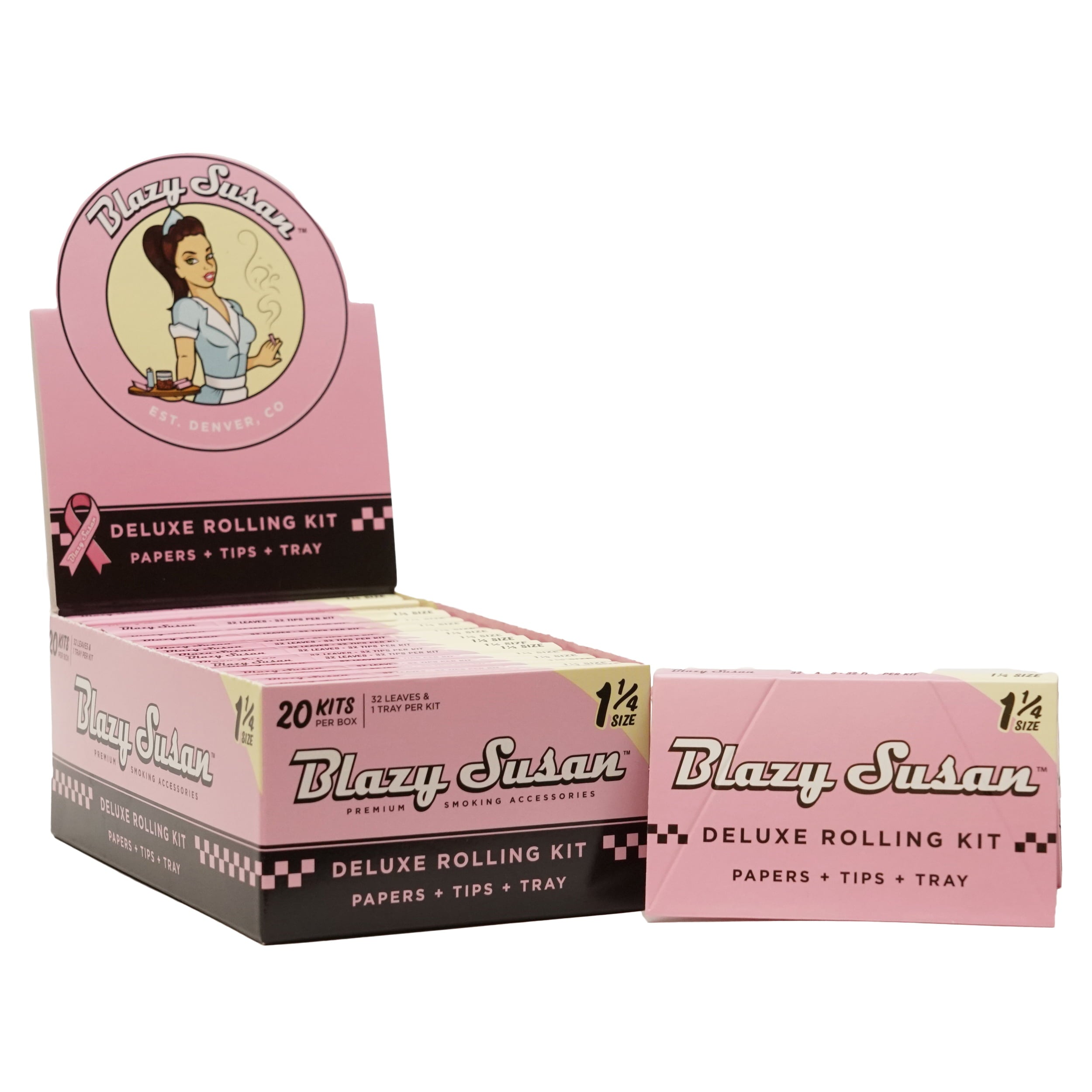 Blazy Susan - Deluxe Rolling Kit | "1-1/4 Size" | Papers+Tips+Tray