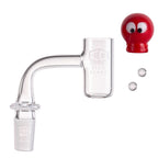 IC Glass - Chenega | 14mm 90D Quartz Banger | Includes Carb Cap, Terp Balls and Terp Balls Grabber | 6 Colors