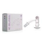 IC Glass - Ice River | 14mm 45D Quartz Banger | Includes Carb Cap, Terp Balls & Sticker | 5 colors