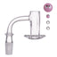 IC Glass - Carbon | 14mm 90D Quartz Banger | Includes Terp Ball Grabber  | 5 Colors