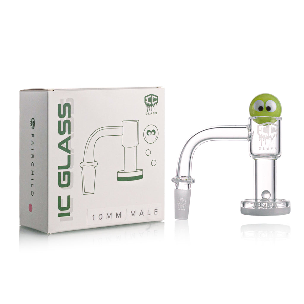 IC Glass Fairchild 10mm 90° Quartz Banger Set – Wholesale Dab Accessory Kit