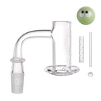 IC Glass - Tahoma Premium Quartz Banger  | 14MM 90D Quartz Banger | with Carb Cap & Terp Ball Grabber | 5 Colors