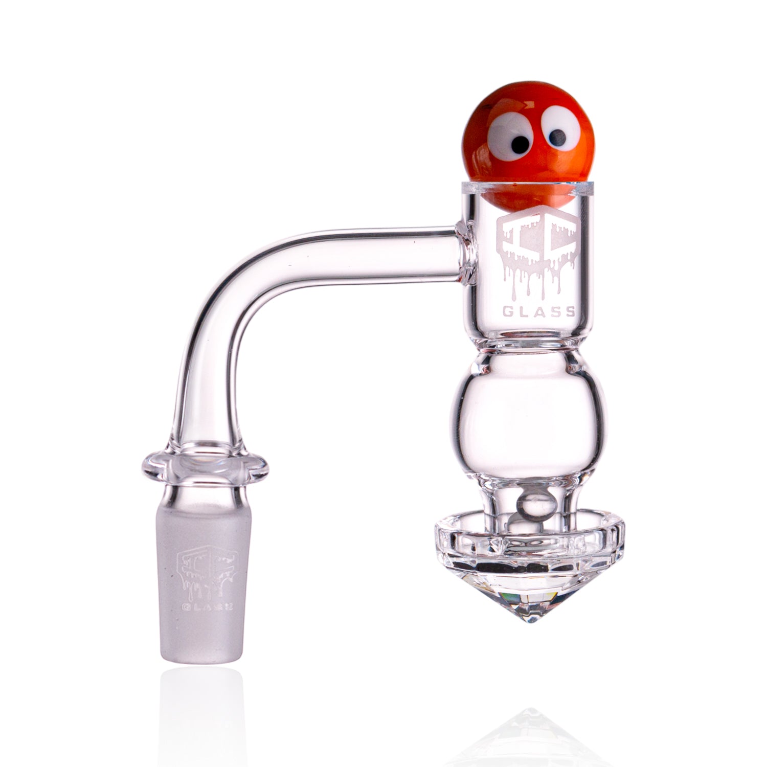 IC Glass - Agassiz | 14mm 90D Quartz Banger | Includes Carb Cap, Terp Balls & Sticker | 5 Colors