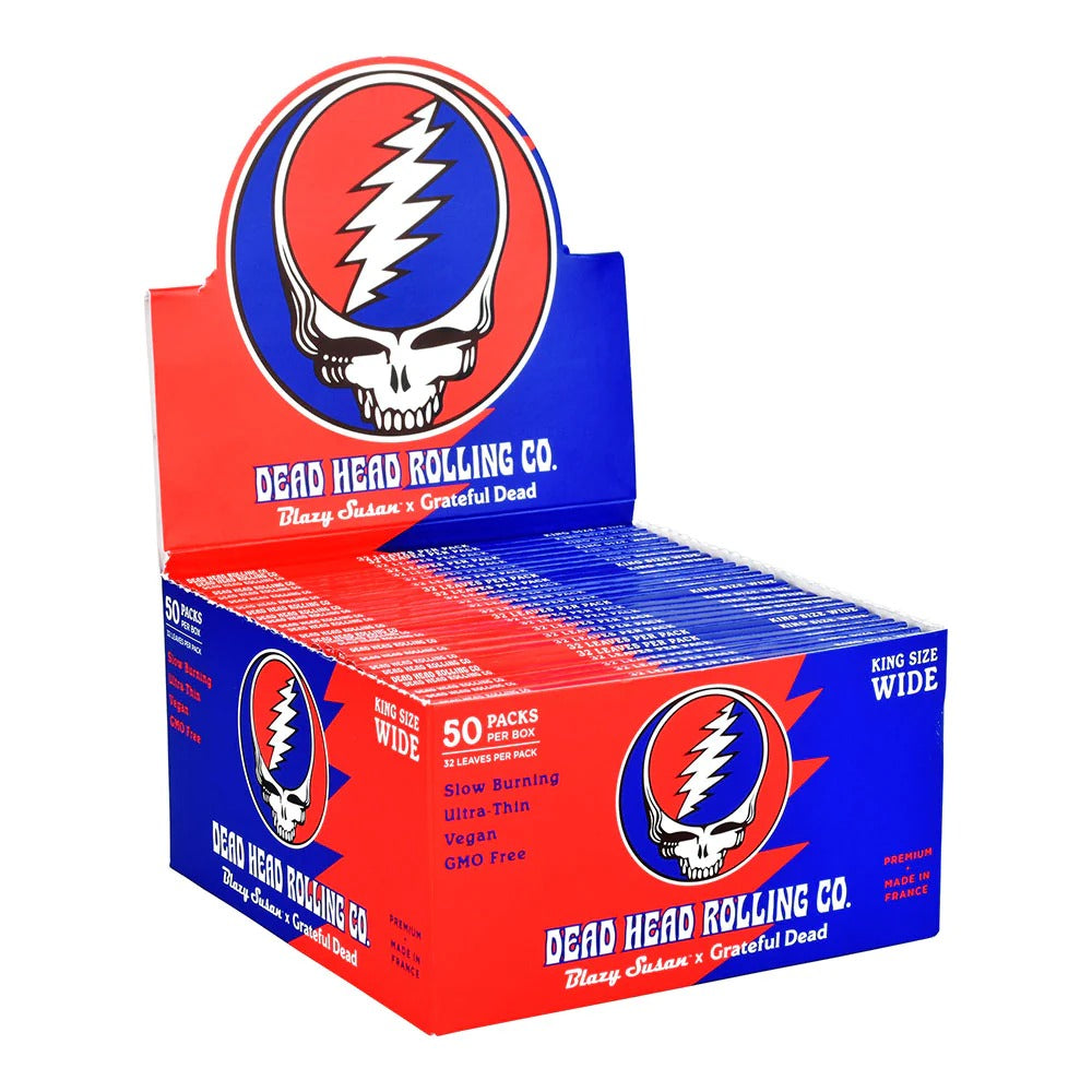 Blazy Susan X Grateful head - Rolling papers | King Size Slim | 50Pack/Box |
