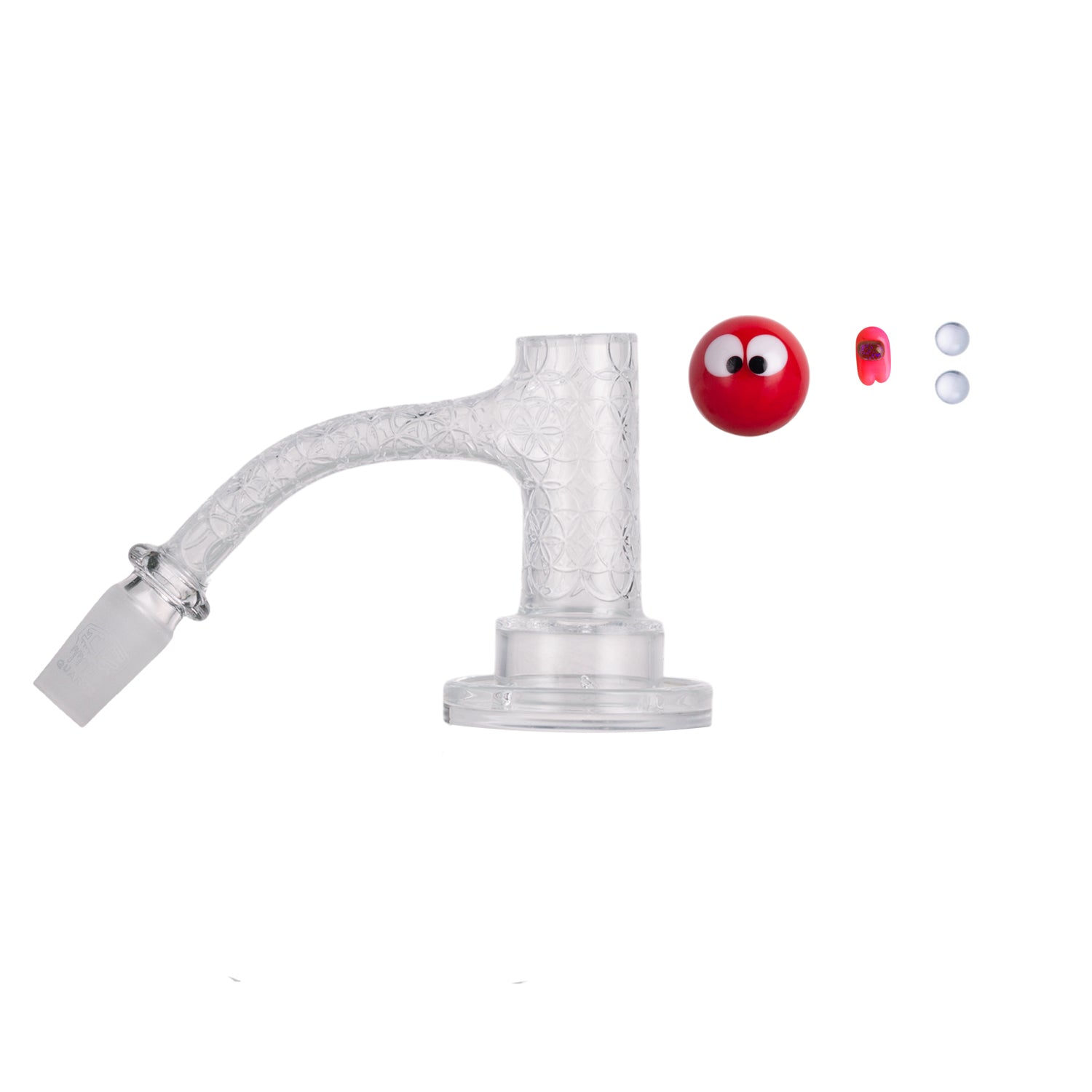 IC Quartz - Quasar 3rd Gen | 14mm 45D Banger | Includes Carb Cap, Terp balls | 3 Colors