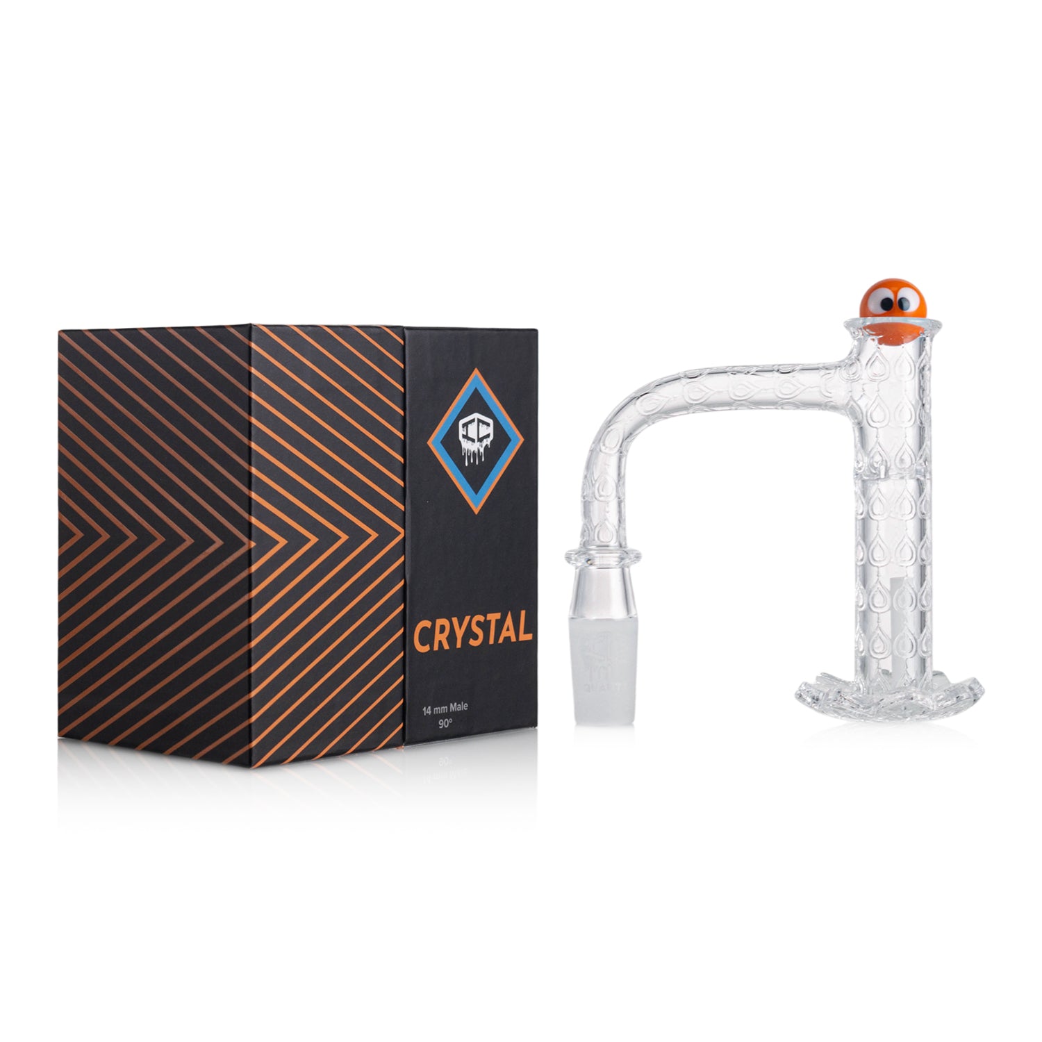 IC Quartz - Crystal 2nd Gen | 14mm 90D Banger | Includes Terp Ball Grabber | 5 Colors