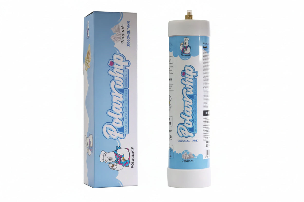 Polar Gas 3000G Food-Grade Cream Charger Tank | Professional Catering Use Only