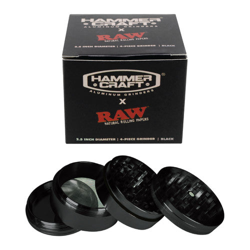 RAW X HAMMERCRAFT - 4 Piece 2.2 Inch Grinder | Single Unit Secondary image