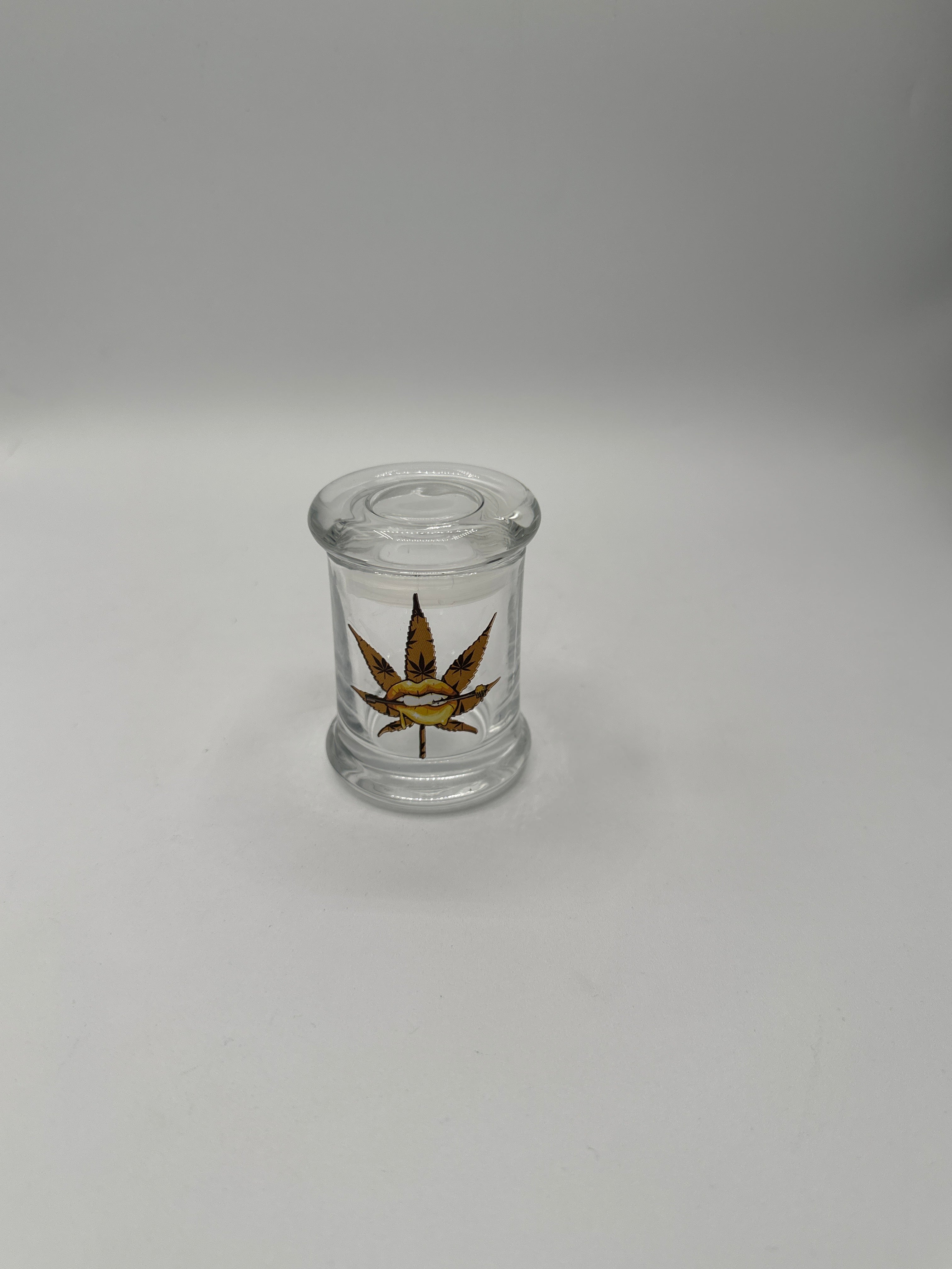 Small Custom Printed Airtight Glass Jar - Single Unit | Wholesale
