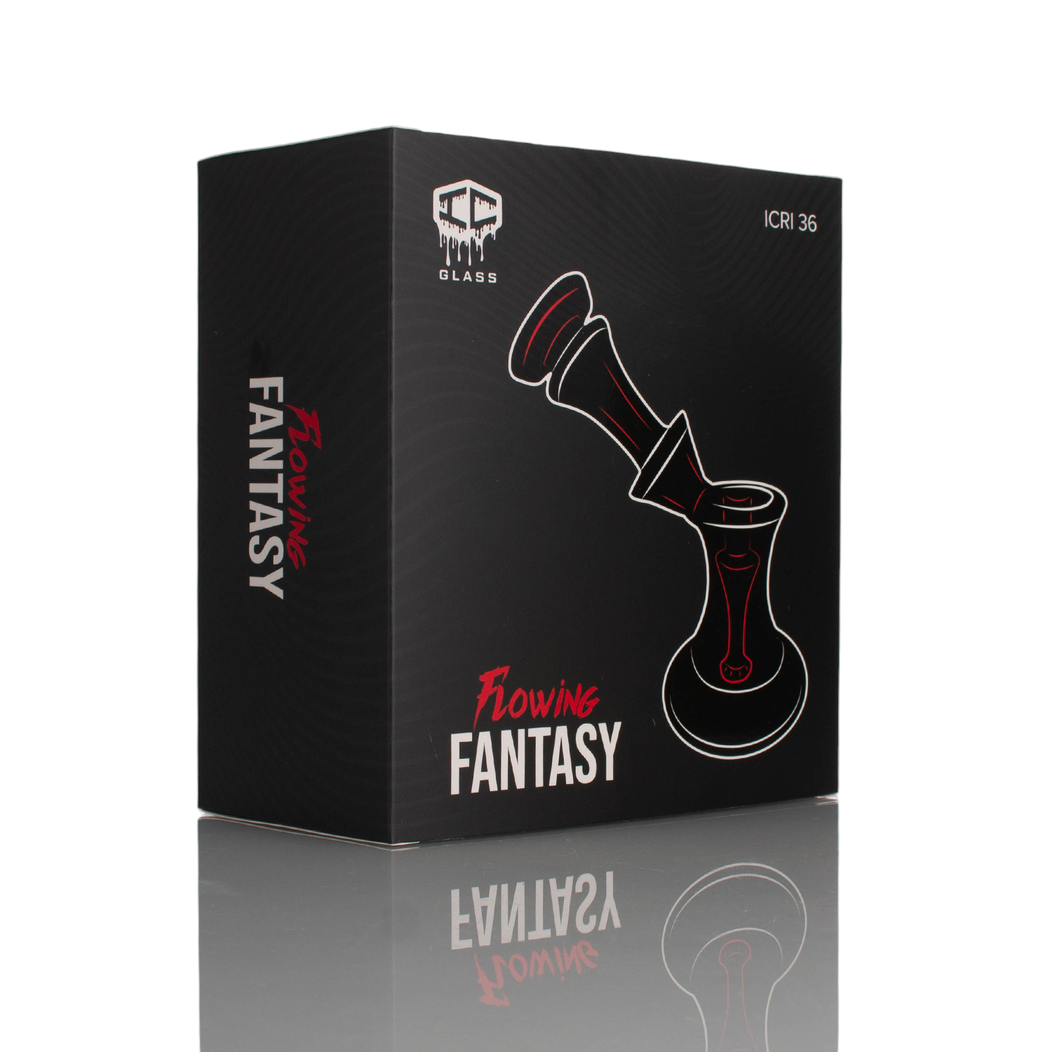 IC Glass - Flowing Fantasy | Includes long neck Banger | 6 " Secondary image