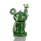 IC Glass 5.5 Inch Waterpipe with Flower Inside – Assorted Colors Wholesale Smoking Accessories
