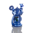 IC Glass 5.5 Inch Waterpipe with Flower Inside – Assorted Colors Wholesale Smoking Accessories