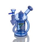 IC Glass 5.5 Inch Waterpipe with Flower Inside – Assorted Colors Wholesale Smoking Accessories