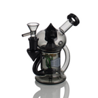 IC Glass 5.5 Inch Waterpipe with Flower Inside – Assorted Colors Wholesale Smoking Accessories