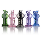 IC Glass 5.5 Inch Waterpipe with Flower Inside – Assorted Colors Wholesale Smoking Accessories