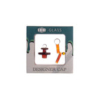 IC GLASS - Dual Opal Designer Carb Cap Set 10pcs/Box Assorted