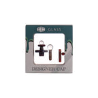IC GLASS - Dual Opal Designer Carb Cap Set 10pcs/Box Assorted