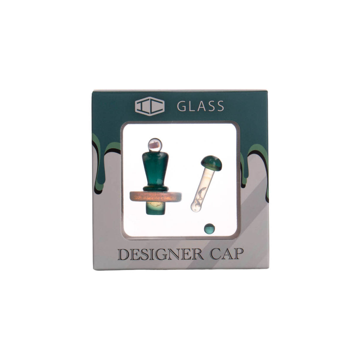 IC GLASS - Opal Designer Carb Cap Set | 10 Pieces Assorted