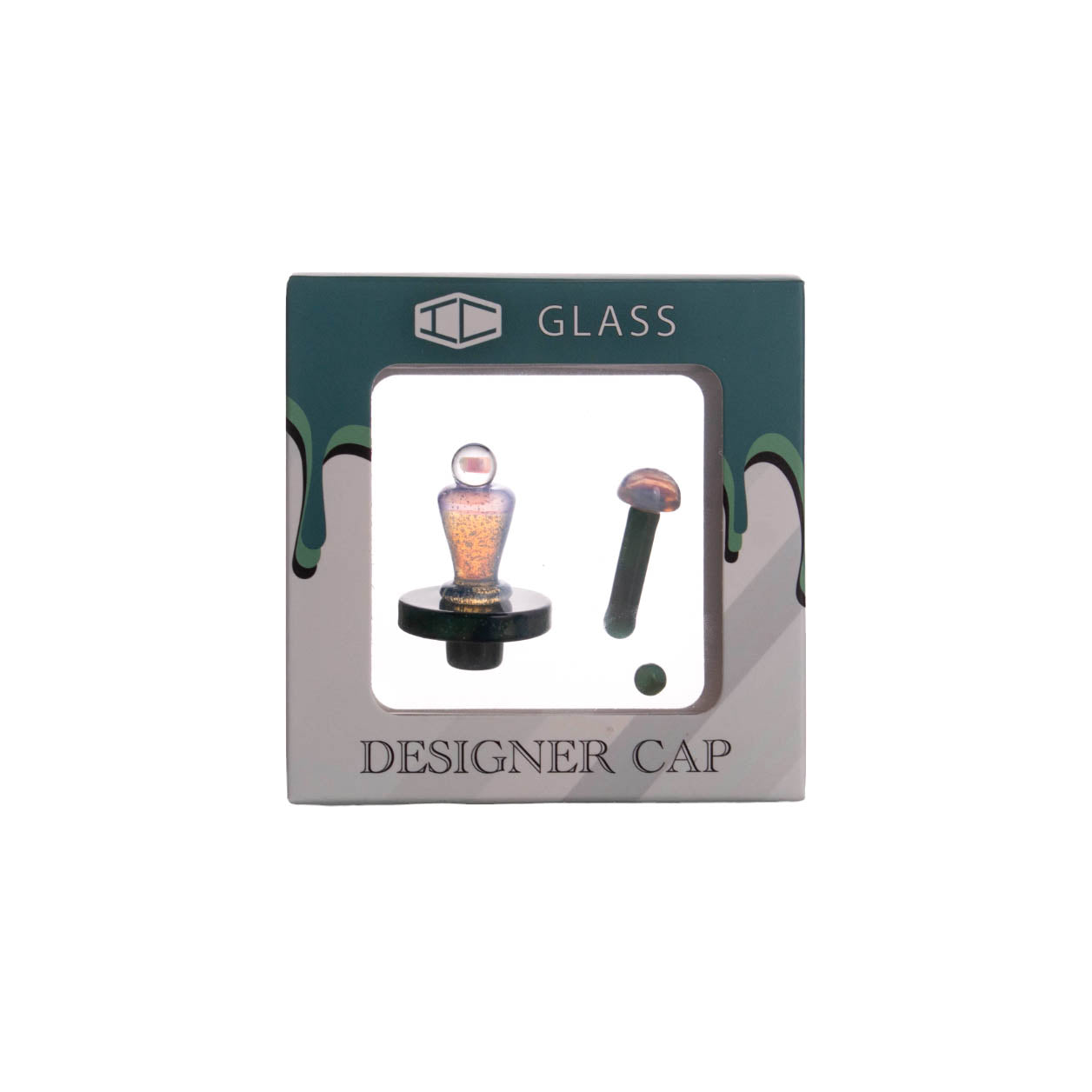 IC GLASS - Opal Designer Carb Cap Set | 10 Pieces Assorted