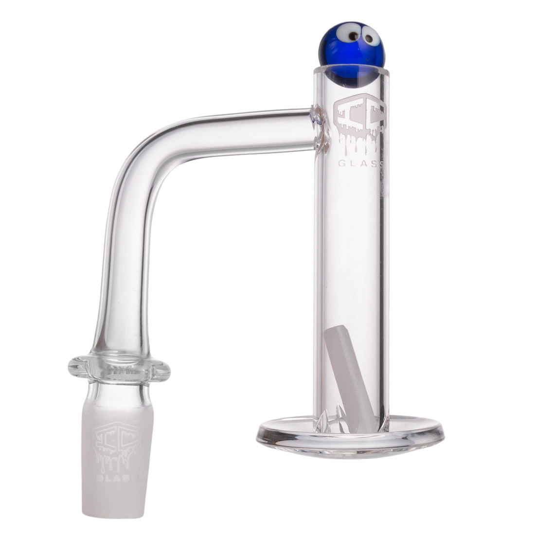 IC GLASS " BEAR" Banger Set - 14MM Male | quartz banger | Carb Cap | Assorted 5 Colors