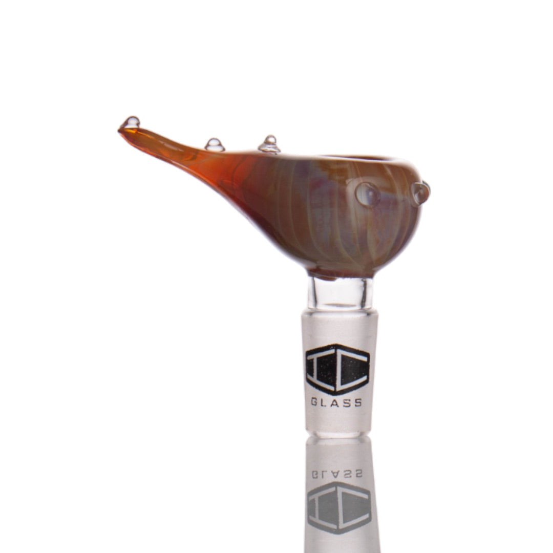 IC Glass Designer bowl piece  - Genie's lamp  Design