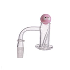 IC Glass - Tahoma Premium Quartz Banger  | 14MM 90D Quartz Banger | with Carb Cap & Terp Ball Grabber | 5 Colors