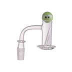 IC Glass - Tahoma Premium Quartz Banger  | 14MM 90D Quartz Banger | with Carb Cap & Terp Ball Grabber | 5 Colors