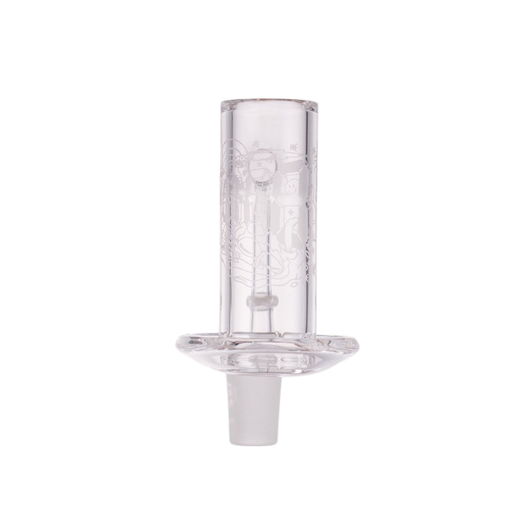 IC Glass - Tahoma Premium Quartz Banger  | 14MM 90D Quartz Banger | with Carb Cap & Terp Ball Grabber | 5 Colors