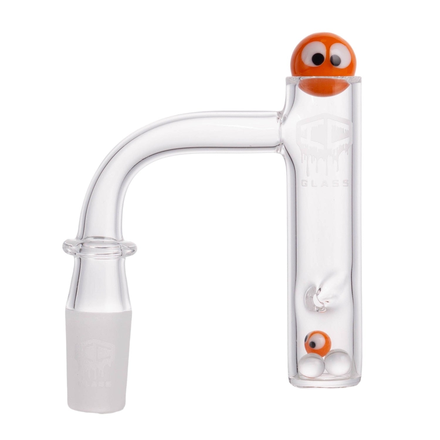 IC Glass - Bering | 14mm 90D Quartz Banger | Includes Carb Cap & Terp Balls | 5 Colors