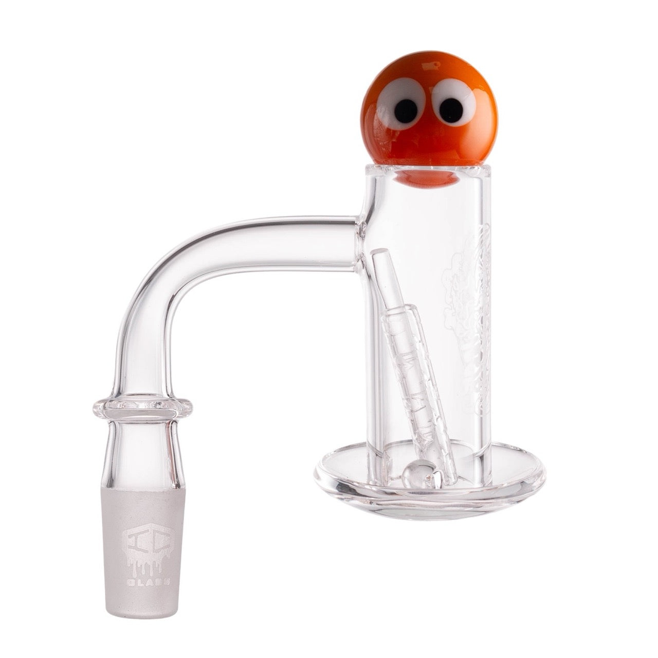 IC Glass - Tahoma Premium Quartz Banger  | 14MM 90D Quartz Banger | with Carb Cap & Terp Ball Grabber | 5 Colors