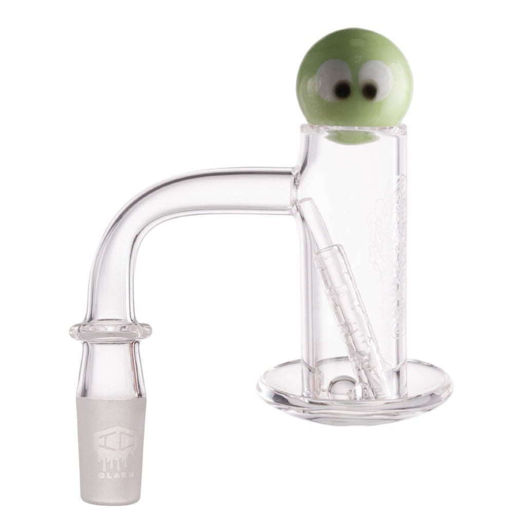 IC Glass - Tahoma Premium Quartz Banger  | 14MM 90D Quartz Banger | with Carb Cap & Terp Ball Grabber | 5 Colors