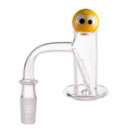 IC Glass - Tahoma Premium Quartz Banger  | 14MM 90D Quartz Banger | with Carb Cap & Terp Ball Grabber | 5 Colors