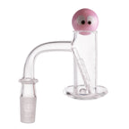 IC Glass - Tahoma Premium Quartz Banger  | 14MM 90D Quartz Banger | with Carb Cap & Terp Ball Grabber | 5 Colors