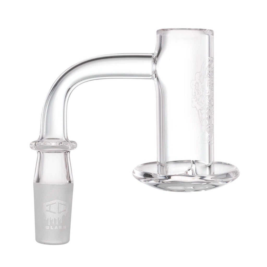 IC Glass - Tahoma Premium Quartz Banger  | 14MM 90D Quartz Banger | with Carb Cap & Terp Ball Grabber | 5 Colors
