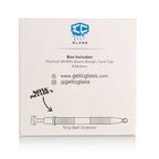IC Glass - Tahoma Premium Quartz Banger  | 14MM 90D Quartz Banger | with Carb Cap & Terp Ball Grabber | 5 Colors